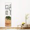 4 Pieces Full Length Wall Mirror Tiles, 12" x 12" Frameless Wall Mounted Mirror Glass Wall Mirror for Home Gym, Door, Bedroom, Living Room